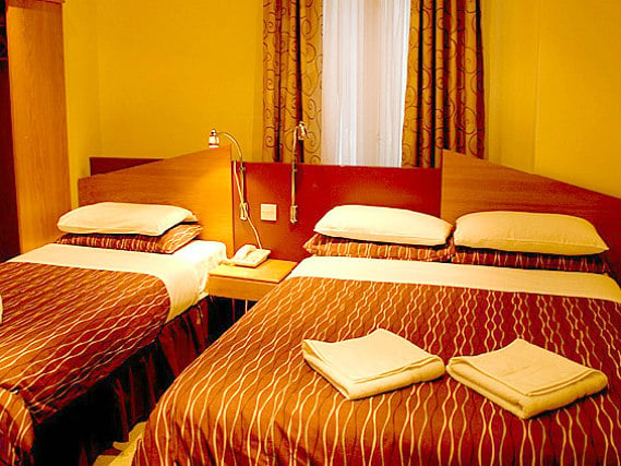 Triple rooms at Leisure Inn London are the ideal choice for groups of friends or families
