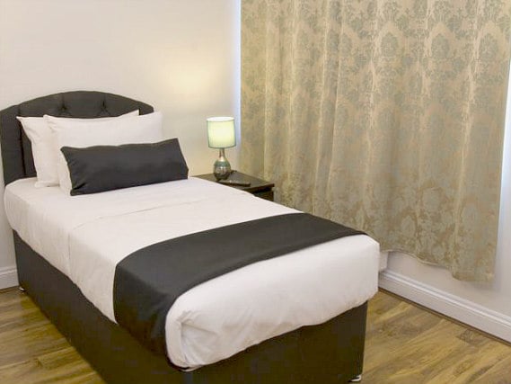 Single rooms at Hotel 82 London provide privacy
