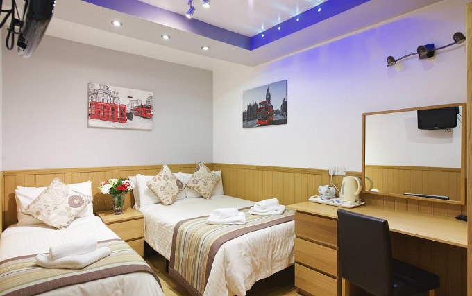 Triple rooms are great for friends and family sharing