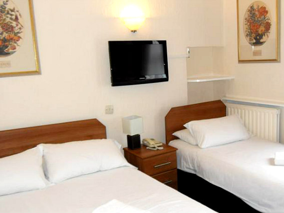 Triple rooms at Royal Norfolk Hotel are the ideal choice for groups of friends or families
