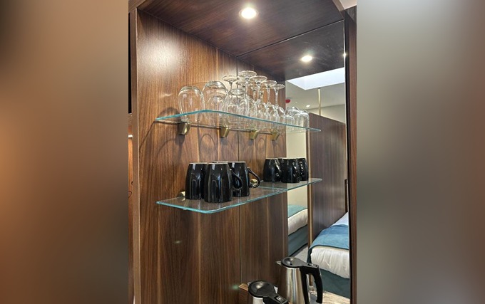 Enjoy a reviving hot drink in your room.