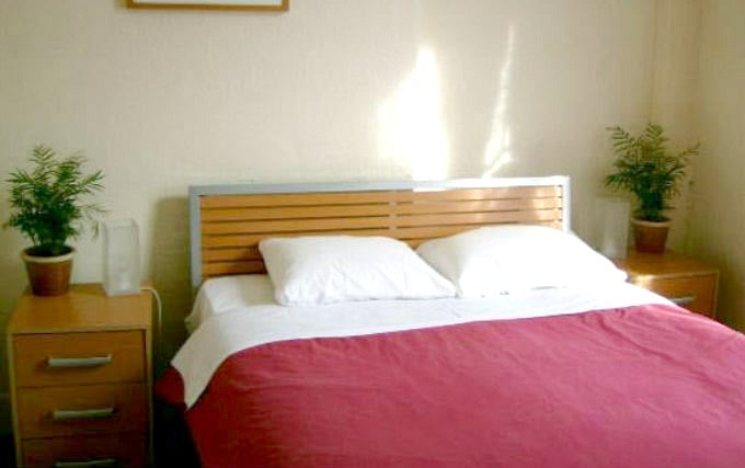 A double room at The Belgravia Hostel