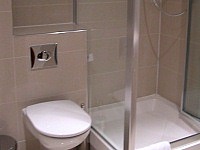 The bathrooms are chic and modern The bathrooms are chic and modern