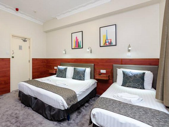 Triple rooms at Wardonia Hotel are the ideal choice for groups of friends or families