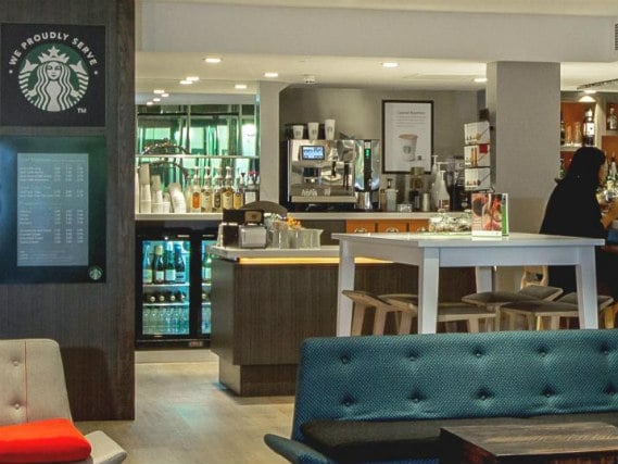 After a busy day, relax with a drink in the bar at Holiday Inn Camden Lock