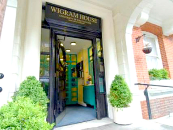 The Wigram House's welcoming entrance