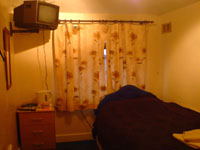 A typical single room at Revive Lodge Heathrow