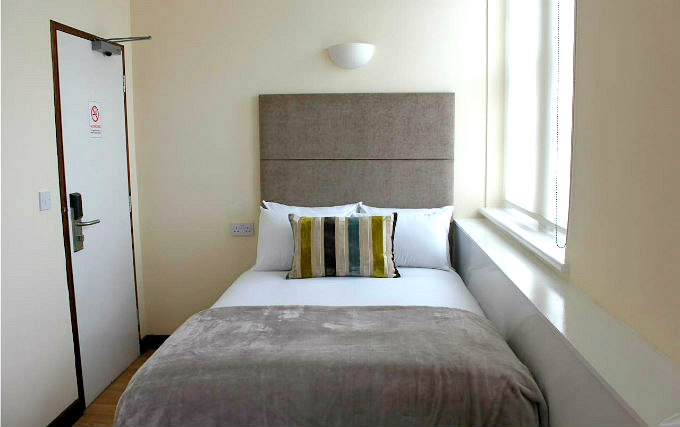 A comfortable double room at SO Kings Cross Hotel