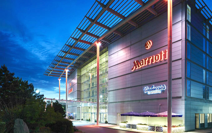 The exterior of Marriott Heathrow