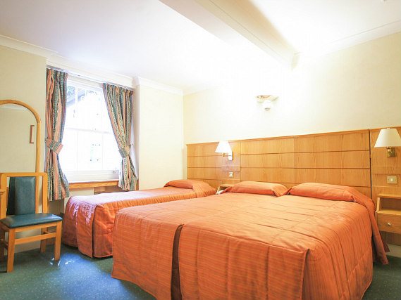 Triple rooms are great for friends and family sharing