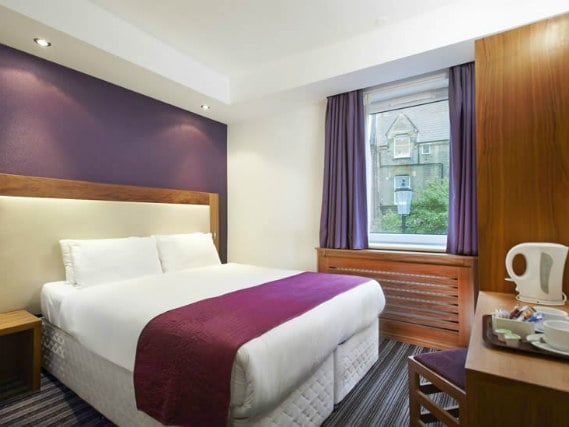 A typical room at Ambassadors Hotel London Kensington