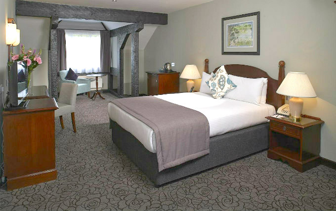 A typical double room at Copthorne Gatwick Hotel