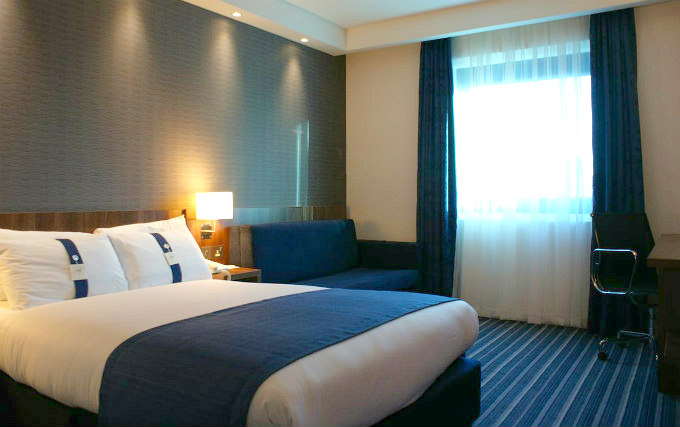 A typical double room at Holiday Inn Express London Stratford