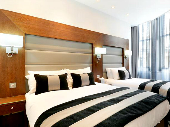 Triple rooms at Paddington Court Hotel are the ideal choice for groups of friends or families