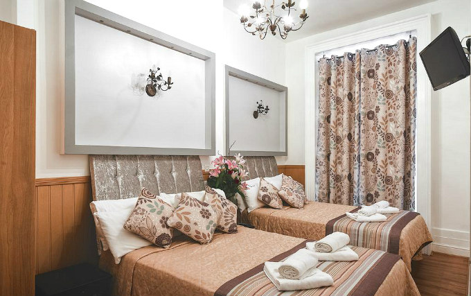 Quad rooms are great for friends and family sharing