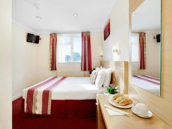 A double room at Queens Park Hotel is perfect for a couple