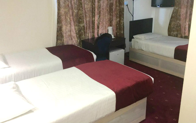 Triple rooms are great for friends and family sharing