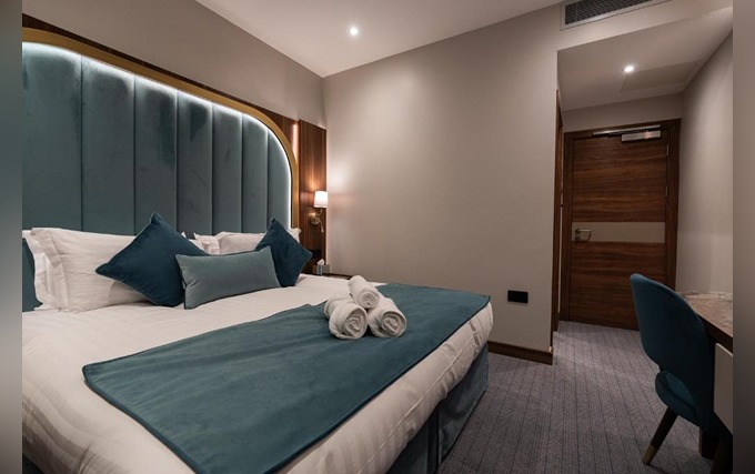 A comfortable double room at St Mark Hotel London