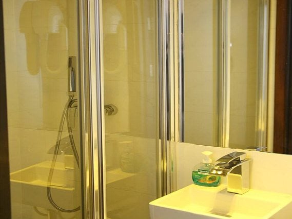 A typical shower system at Exhibition Court Hotel 4