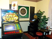 The games room at the Hour Glass Hotel