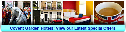 Covent Garden Hotels: Book from only £19.75 per person!
