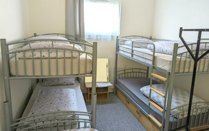 Dorm room at Westfield Hostel