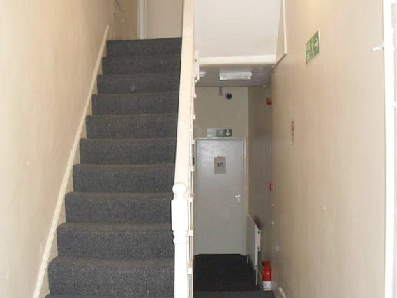 The hallway at Stratford Hotel London