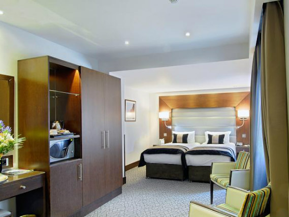 A twin room at Shaftesbury Kensington Hotel is perfect for two guests