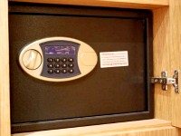 The hotel safe will ensure all your treasured belonging are kept safe at all times 