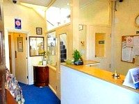 Anchor House Hotel staff will welcome you with a smile to their inviting reception area