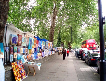 Zarezerwuj hotel w pobliżu Bayswater Road Artists