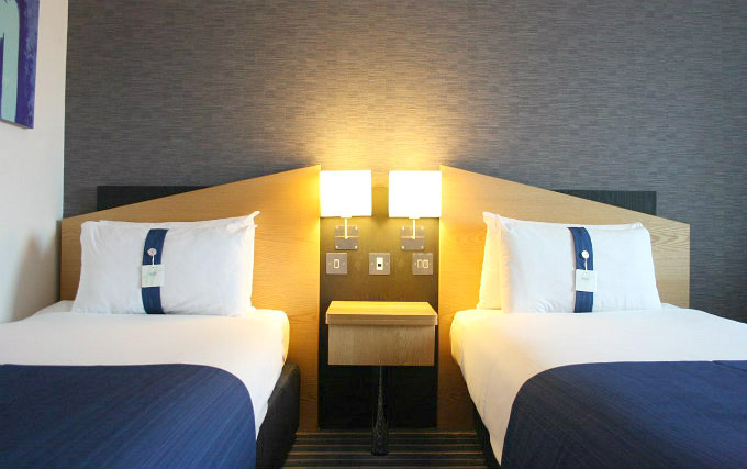Twin room at Holiday Inn Express London Stratford